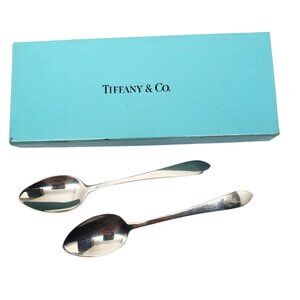 Tiffany & CO. Sterling Silver Baby Spoons (Set of 2) #22642